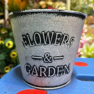 FLOWERS & GARDEN pot